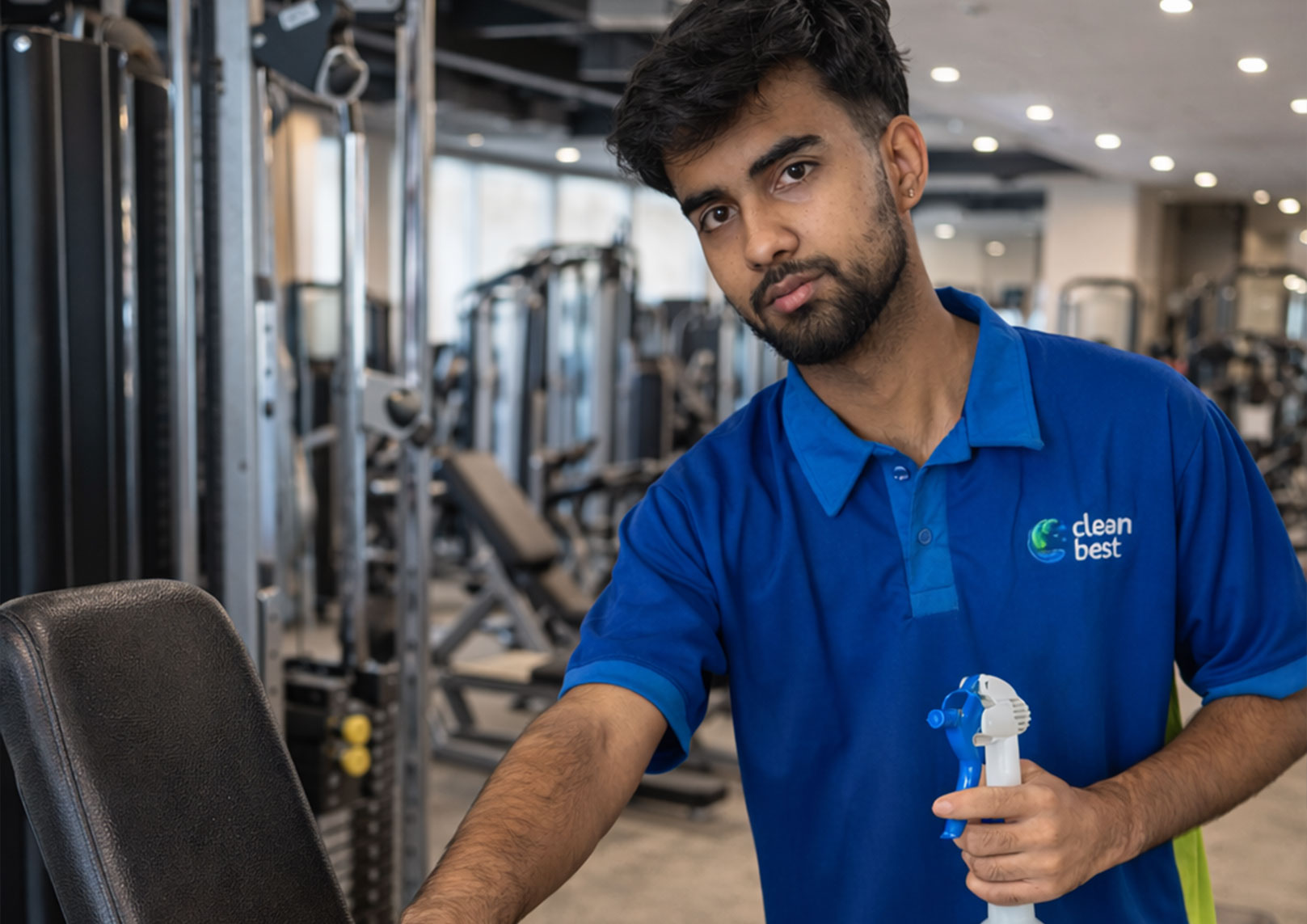 janitorial cleaning service in workplace