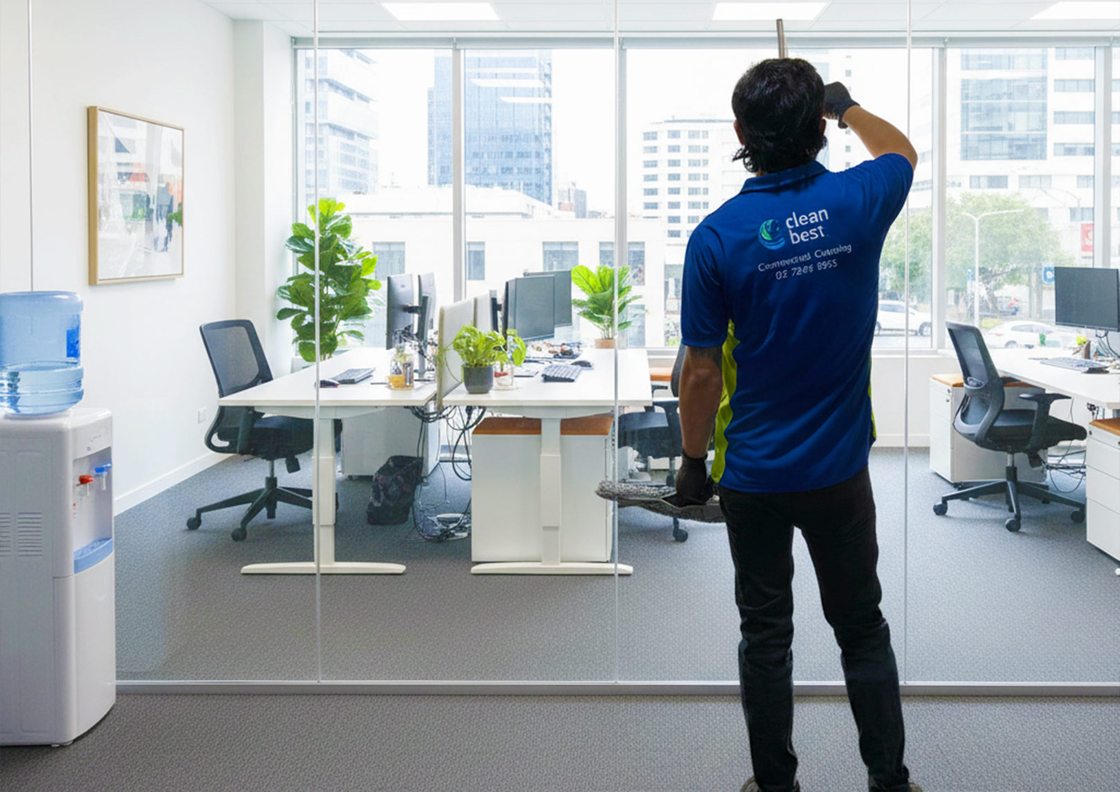 office deep cleaning process